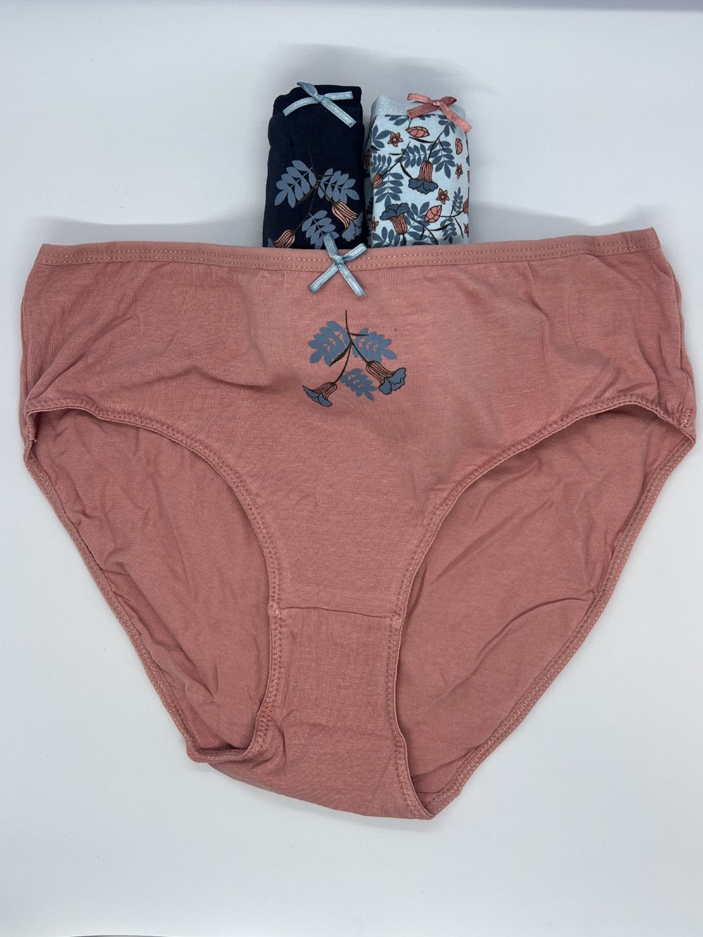 3PACK Dámske klasické bavlnené nohavičky  L-122