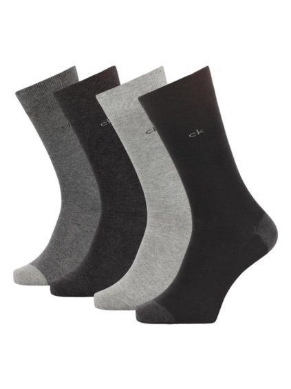 4PACK Vysoké ponožky Calvin Klein (Veľkosť 0)