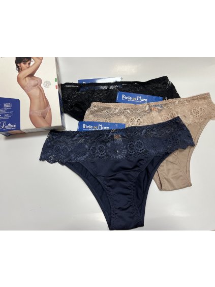 Luxusné nohavičky  s čipkou -feel good-Leilieve 992