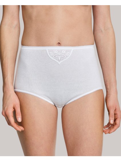 2PACK Nohavičky s vysokým pásom Schiesser (Farba Biela, Veľkosť 3XL)