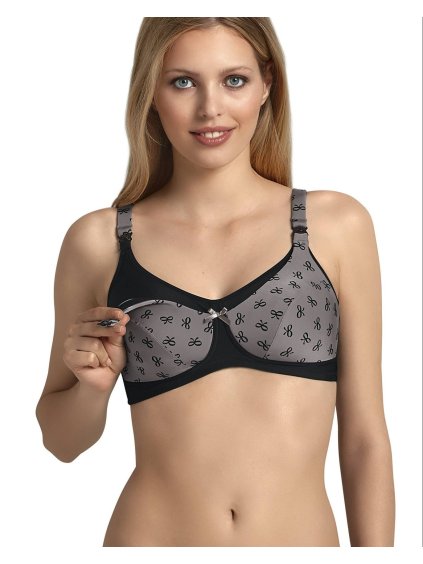 Kojenecká podprsenka Anita Miss Ribbon 5026 (Farba Čierna, Veľkosť 70 B)