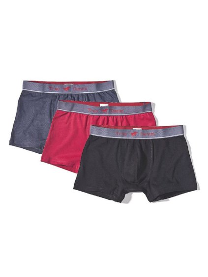 3PACK Bavlnené boxerky Mustang (Farba Mix, Veľkosť M)