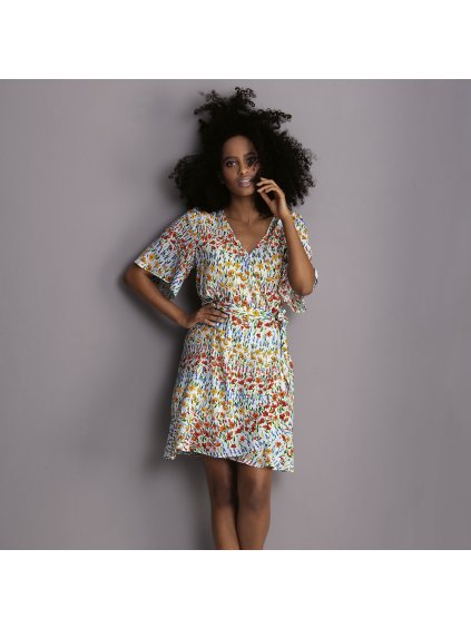 Šaty Style Samar - Rosa Faia / Anita- 8144 (Farba Mix, Veľkosť M)