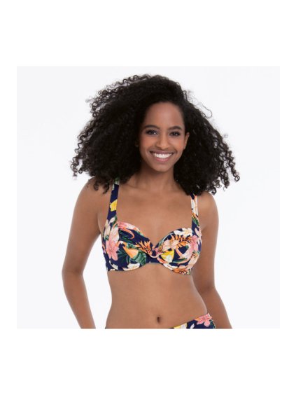 Plavková podprsenka-ROSA FAIA- Hermine Top Bikini -  8754 deep lagoon (Farba Mix, Veľkosť 85 B)