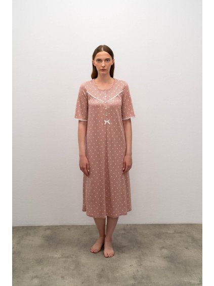 Predĺžená nočná košeľa Vamp 16018 (Veľkosť 2XL)
