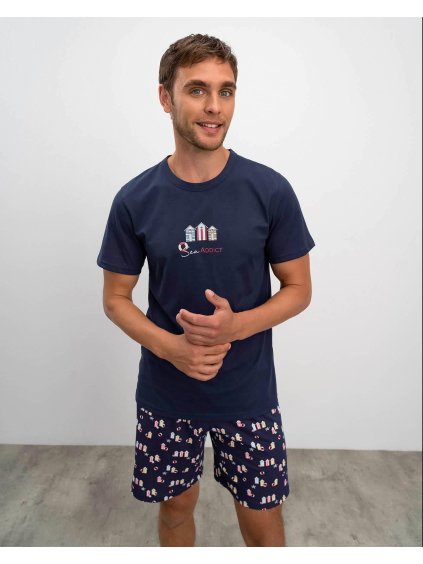 Krátke pyžamo Sea Addict Vamp 16327 (Veľkosť M)