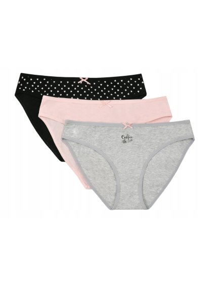 3PACK Klasické bavlnené nohavičky Henderson (Veľkosť S)