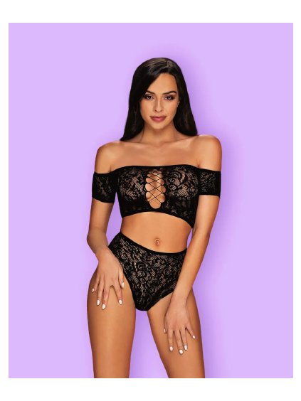 Dvojdielny set Obsessive Inessita (Veľkosť S/M/L)