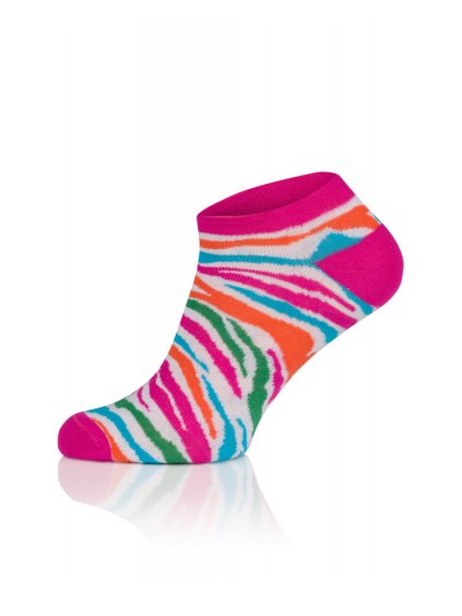 Detské členkové ponožky Gee One Zebra (Farba Ružová, Veľkosť 25-29)