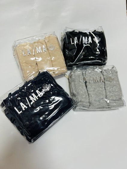 3PACK Klasické bavlnené nohavičky Lama L400MB NATÁLIA 2
