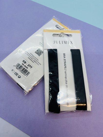 Čierne ramienka 14mm Julimex RB 277