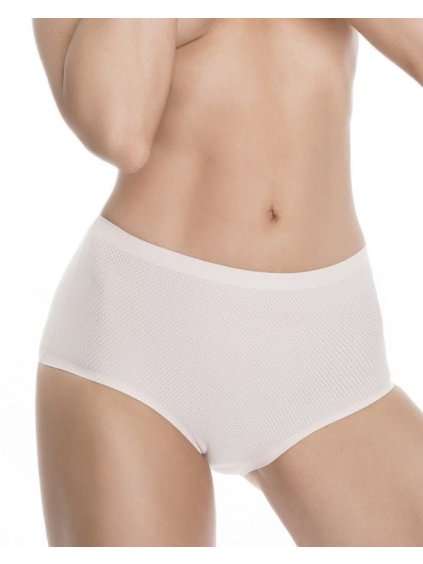 Perforované nohavičky s vysokým pásom Julimex Air (Farba Telová, Veľkosť L)