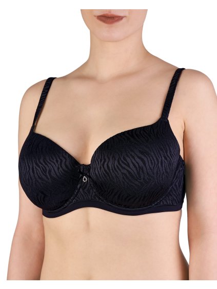 Vystužená podprsenka s kosticou Leilieve C8400 (Farba Čierna, Veľkosť 70 C)