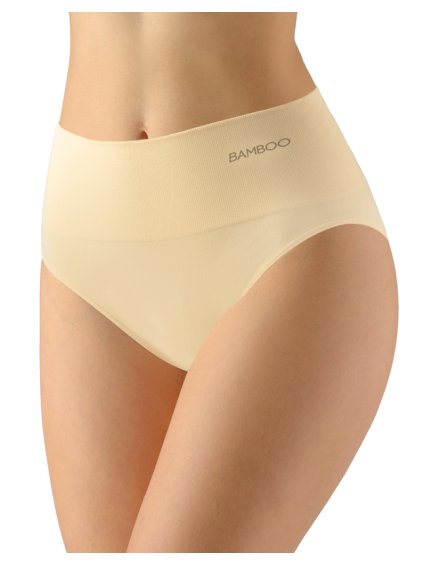 Dámske bambusové vyššie nohavičky Gina- 00039 (Farba Čierna, Veľkosť L/XL)