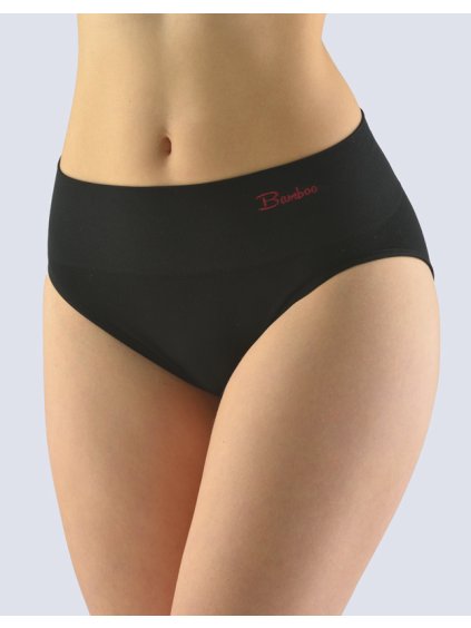 Nohavičky s vysokým pásom Gina Natural Bamboo Seamless (Farba Biela, Veľkosť L/XL)