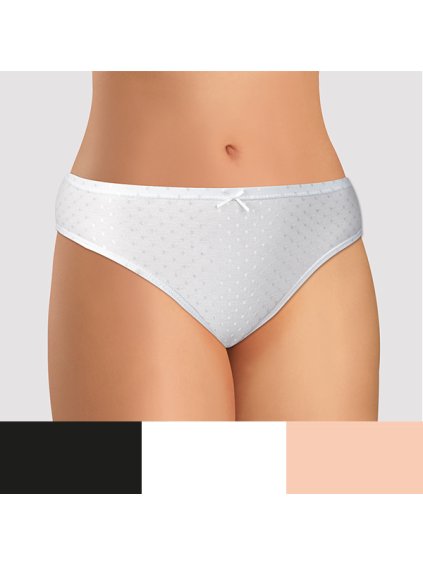 3PACK Klasické nohavičky s jemným vzorom Andrie (Veľkosť L)