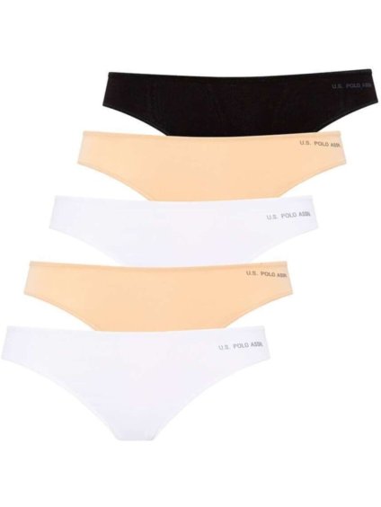 Dámske nohavičky brazílskeho strihu 5 PACK- U.S. POLO ASSN. 67007 (Farba Mix, Veľkosť 36)