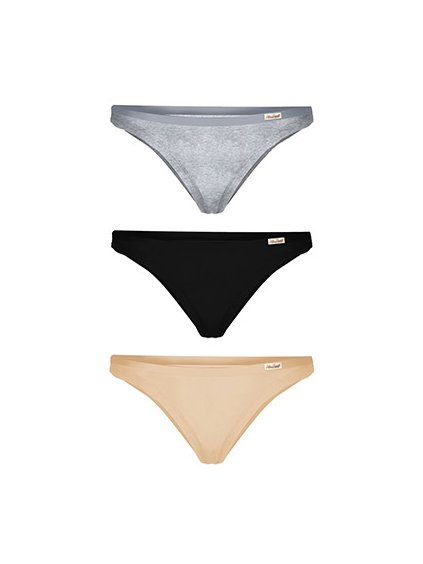 3PACK Brazilky John Frank WJF3NA-B02 (Farba Podľa obrázku, Veľkosť S)