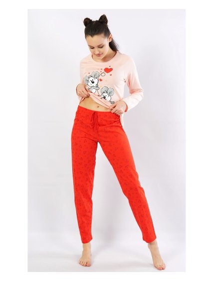 Srdiečkové pyžamo s koalami Vienetta (Veľkosť S)