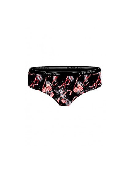 Hipster nohavičky s potlačou CUKROVINKY John Frank WJFD-H28 (Farba Čierna, Veľkosť XL)