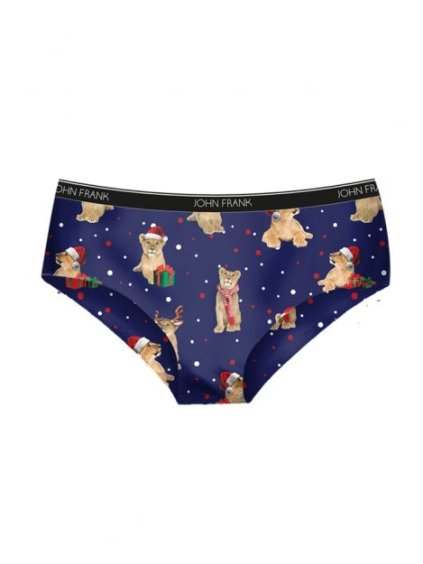 Vianočné hipster nohavičky PARTY LION John Frank WJFD-H39 (Veľkosť L)