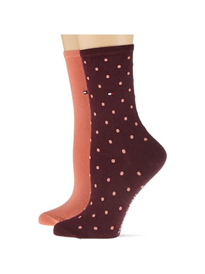 2PACK Vysoké ponožky Tommy Hilfiger (Veľkosť 35-38)