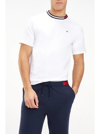 Tričko s krátkym rukávom Tommy Hilfiger (Farba Biela, Veľkosť L)