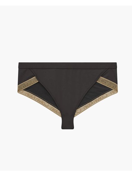 PLUS SIZE Plavkový spodný diel s ozdobným lemom Calvin Klein (Farba Čierna, Veľkosť XL)