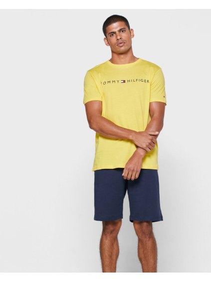 Krátky bavlnený pyžamový set Tommy Hilfiger (Veľkosť M)