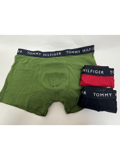 3PACK Organická bavlna- Elastické boxerky Tommy Hilfiger DUŠAN 4