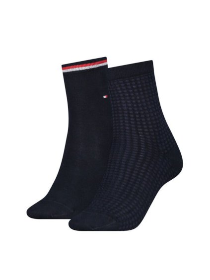 2PACK Vysoké ponožky Tommy Hilfiger (Farba Biela, Veľkosť 39-42)