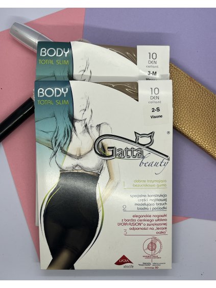 Tvarujúce pančuchy 10 DEN Gatta Body Total Slim