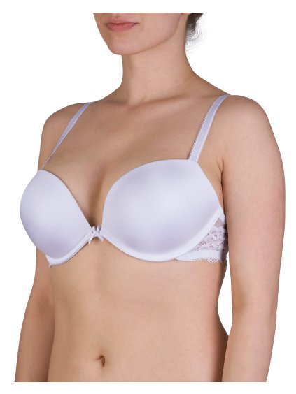Super push up podprsenka Sielei 2448 (Farba Biela, Veľkosť 75 B)