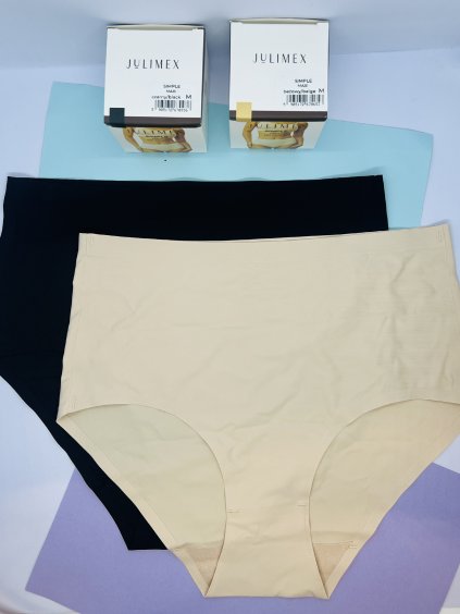 Laserové hladké vysoké nohavičky Julimex Simple Maxi