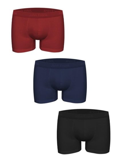 3PACK modalových boxeriek John Frank JF3BMODNA01
