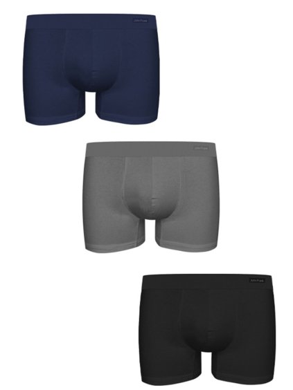 3PACK modalových boxeriek John Frank JF3BMODNA03