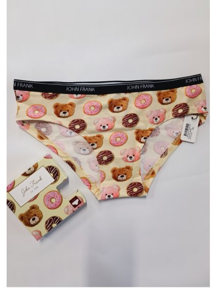 Hipster nohavičky s potlačou TEDDY John Frank WJFD-S119