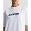 Dámska nočná košeľa Calvin Klein QS7126 - biela / čierna/ antracit (Farba Čierna, Veľkosť S)
