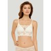 Jemne vystužená podprsenka bez kostíc Marc & André (Farba Šampaň, Veľkosť 36)