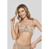 Vystužená push up podprsenka bez kostíc s tylom Marc André W23- 1259; 1159 (Farba Telová, Veľkosť 70 B)