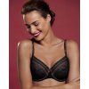 Tvarovacia podprsenka s kosticou ROSA FAIA Fleur 5653 (Farba Čierna, Veľkosť 70 B)