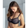 Tvarovacia podprsenka s kosticou ROSA FAIA Fleur 5653 (Farba Čierna, Veľkosť 70 B)