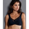 Komfortná nevystužená podprsenka bez kostice Anita Clara Art 5863 (Farba Čierna, Veľkosť 115 B)