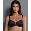 Nevystužená podprsenka s kosticou ROSA FAIA Mila 5696 (Farba Čierna, Veľkosť 70 B)