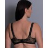 Nevystužená čipkovaná podprsenka s kosticou ROSA FAIA Abby 5216 (Farba Čierna, Veľkosť 75 F)