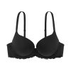 Super push up podprsenka s kosticami Claire (Farba Čierna, Veľkosť 75 A)