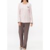Bavlnené pyžamo Vamp 11302 (Farba Bledoružová, Veľkosť M)