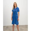 Pohodlné froté šaty na zips Vamp 16531 (Veľkosť XL)