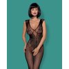 Úpletové body Obsessive Bodystocking N112 (Farba Čierna, Veľkosť S/M/L)