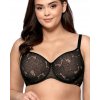Elegantná čipkovaná jemne vystužená podprsenka s kosticou Nipplex Amanda (Veľkosť 75 E)